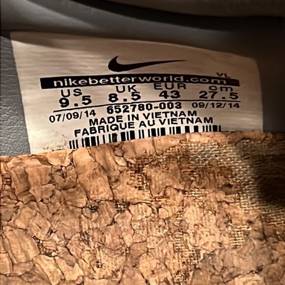 Nike Lunar Waverly Spikeless Golf Men's Shoes Size 9.5 in GUC check pics - Picture 8 of 12